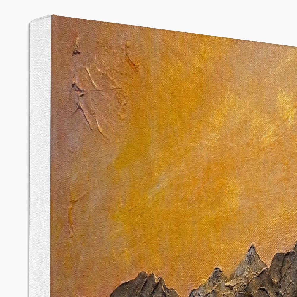 Cuillin Sunset Skye Painting | Canvas Prints From Scotland