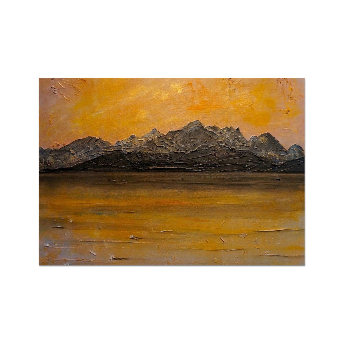 Cuillin Sunset Skye Painting Scotland | Signed Scottish Fine Art Prints