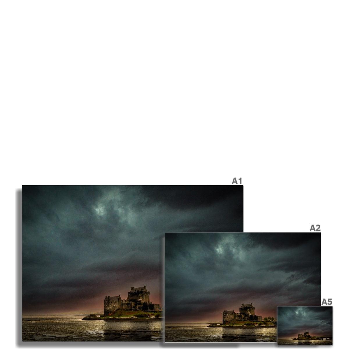 A Brooding Eilean Donan Castle Scottish Landscape Photography | Fine Art Print