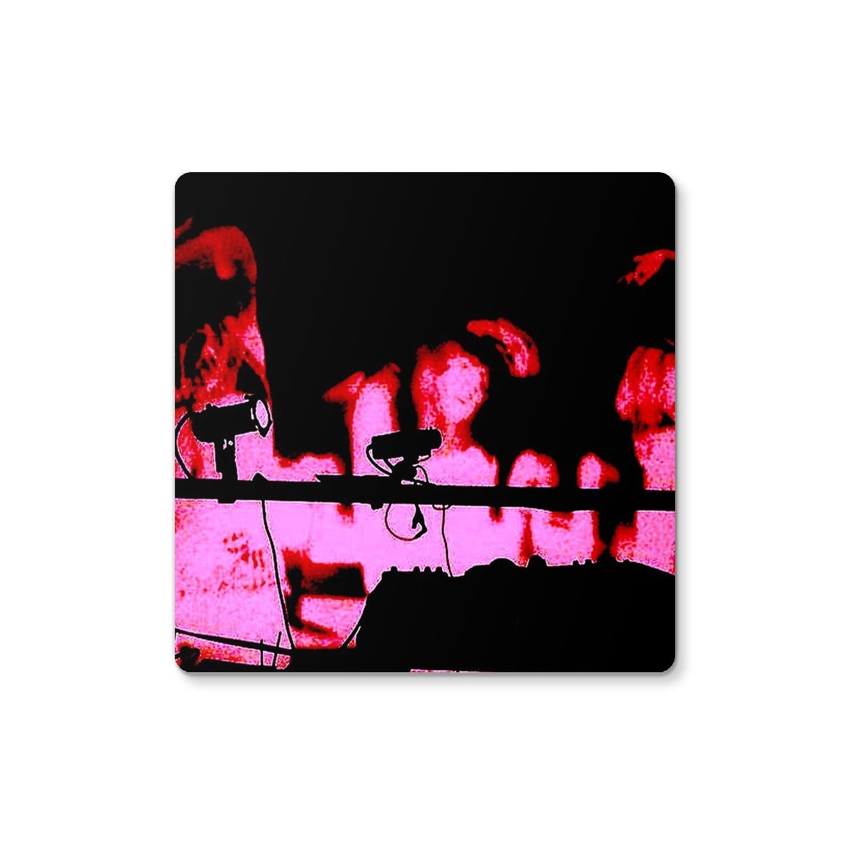 Dancing With The Devils Art Gifts Coaster-Coasters-Abstract & Impressionistic Art Gallery-2 Coasters-Paintings, Prints, Homeware, Art Gifts From Scotland By Scottish Artist Kevin Hunter