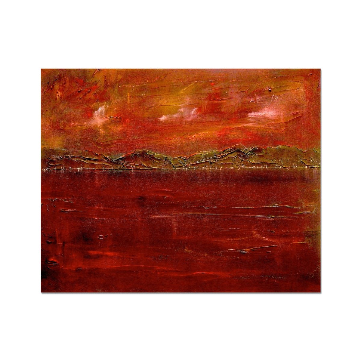 Deep Clyde Dusk Painting | Artist Proof Collector Prints From Scotland