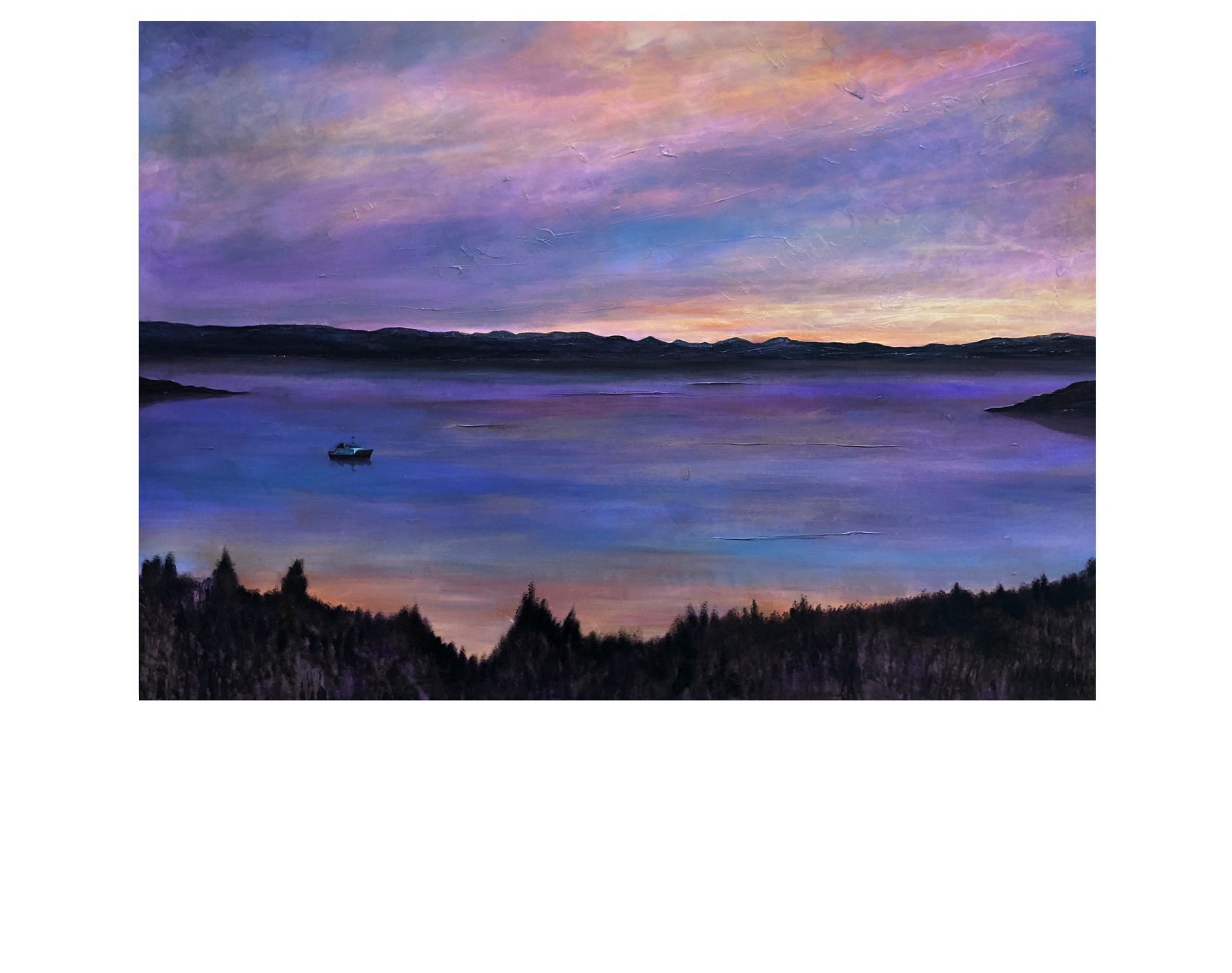 Lamlash Dusk Arran Art Prints