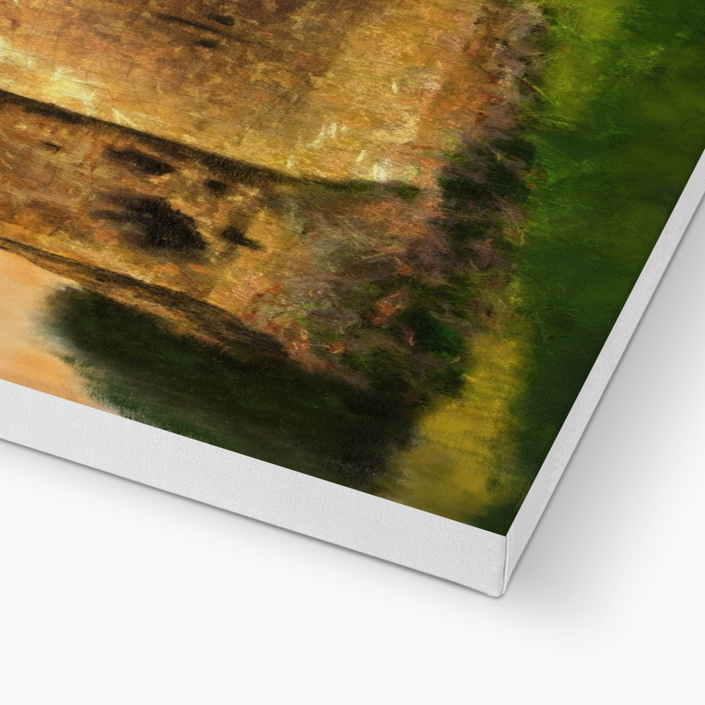 Dirleton Castle Dusk Painting | Canvas From Scotland