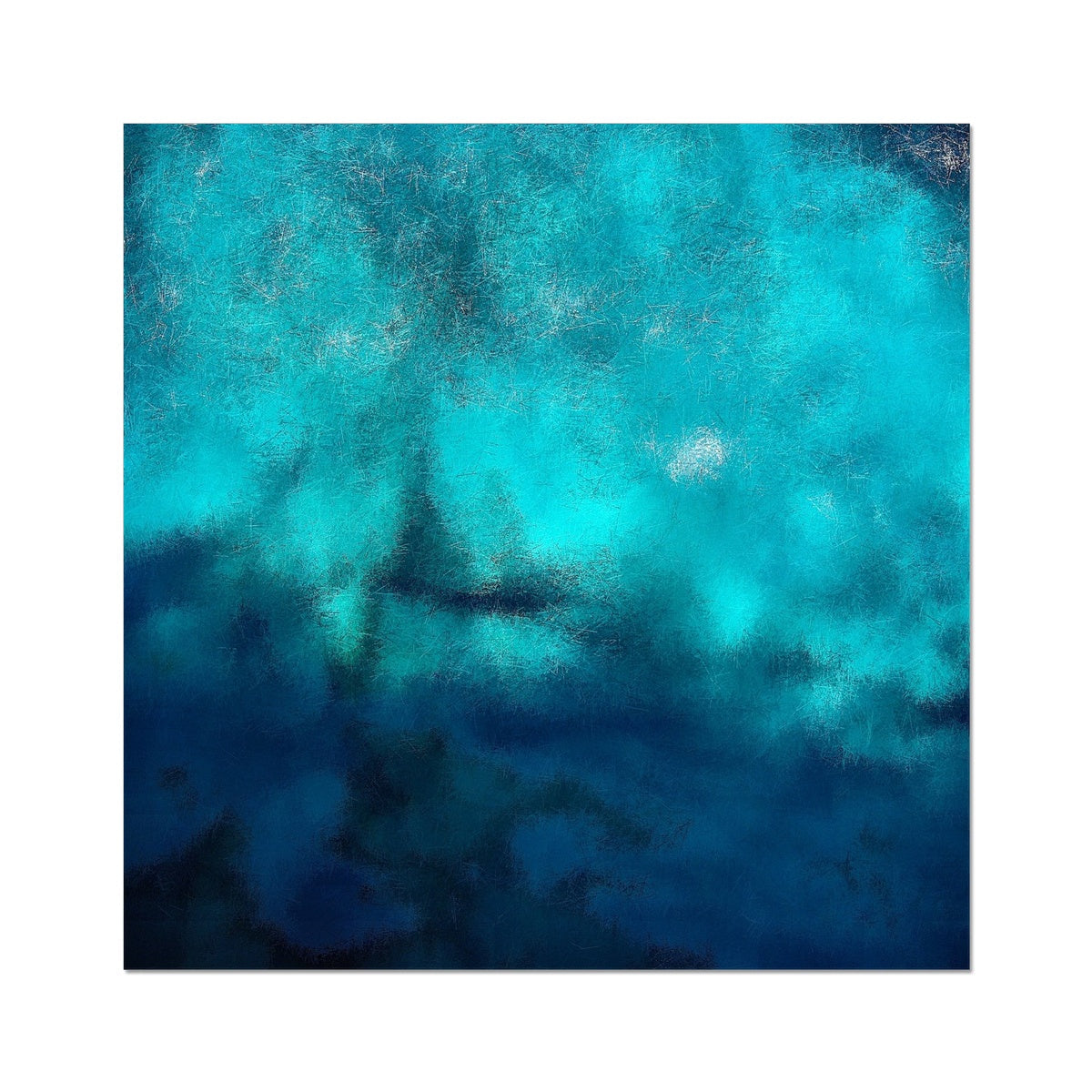 Diving Off Kos Greece Painting | Artist Proof Collector Prints From Scotland