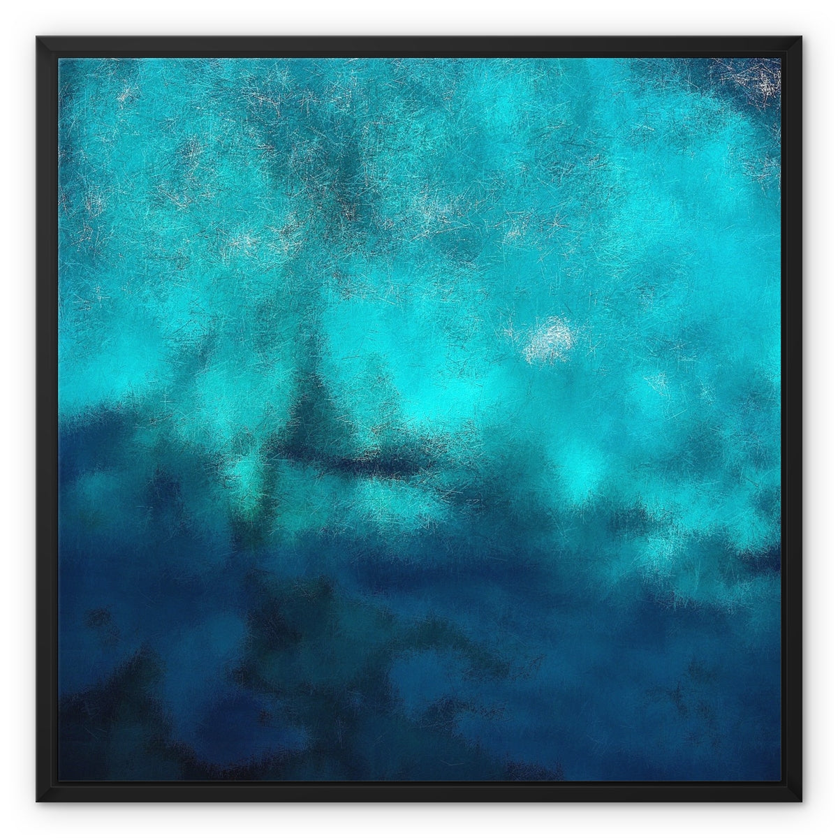 Diving Off Kos Greece Painting | Framed Canvas Prints From Scotland