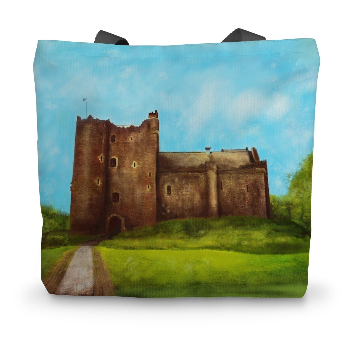 Doune Castle Art Gifts Canvas Tote Bag