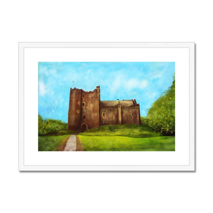 Doune Castle Painting | Framed &amp; Mounted Prints From Scotland