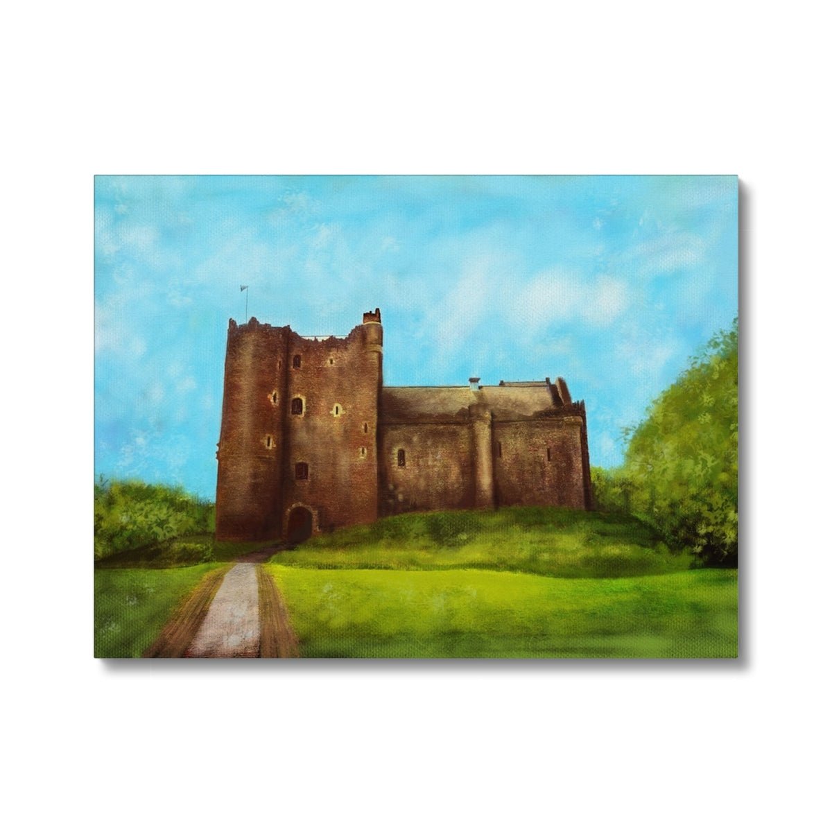 Doune Castle Painting | Canvas From Scotland