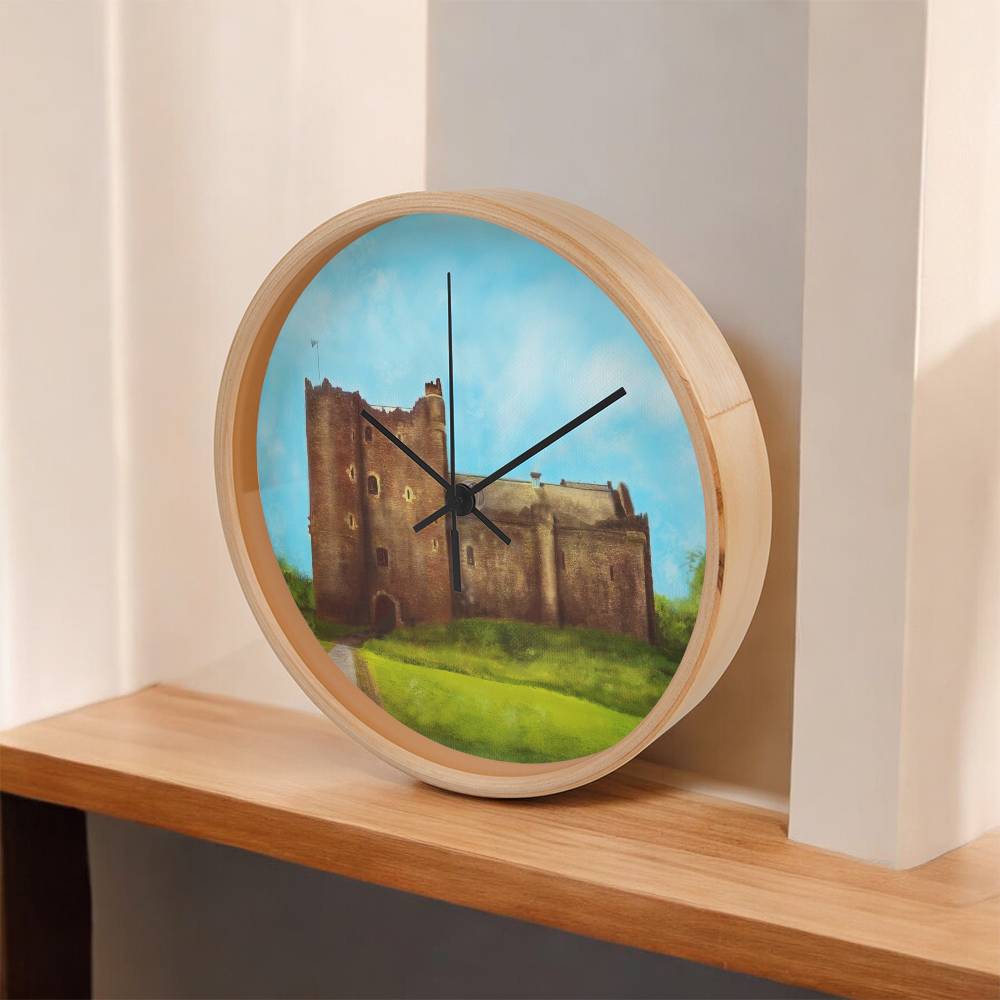 Doune Castle | Wall Art Clock | Scotland