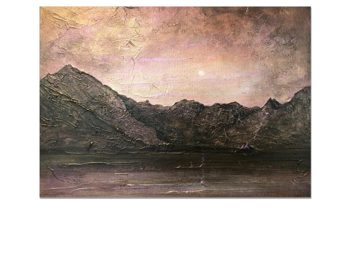 Dubh Ridge Moonlight Skye Art Prints from my Skye Art Gallery Collection