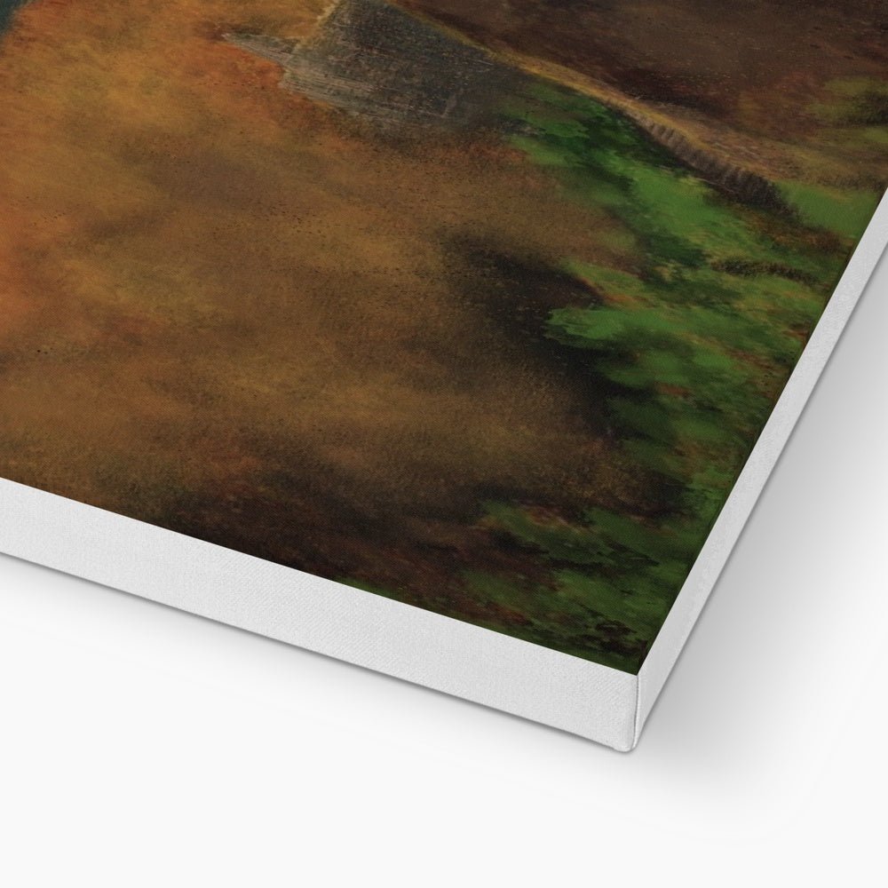 Dunnottar Castle Dusk Dusk Painting | Canvas From Scotland