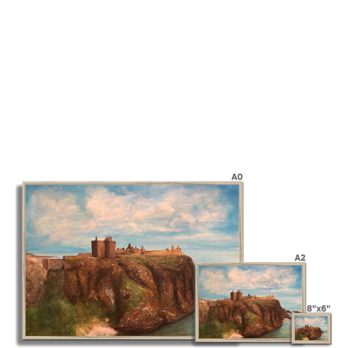 Dunnottar Castle Painting | Framed Prints From Scotland