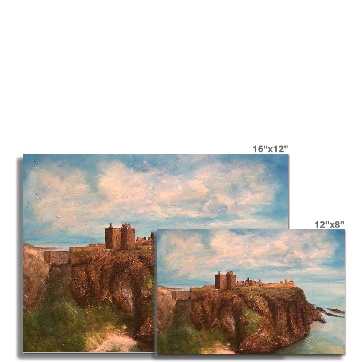 Dunnottar Castle Scotland Signed Art Print