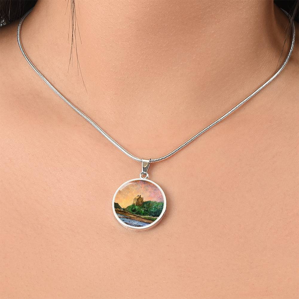 Duntrune Castle | Scottish Art Jewelry | Luxury Designer Necklace