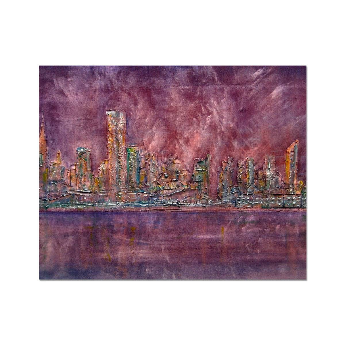 East Side Snow New York Painting | Artist Proof Collector Prints From Scotland