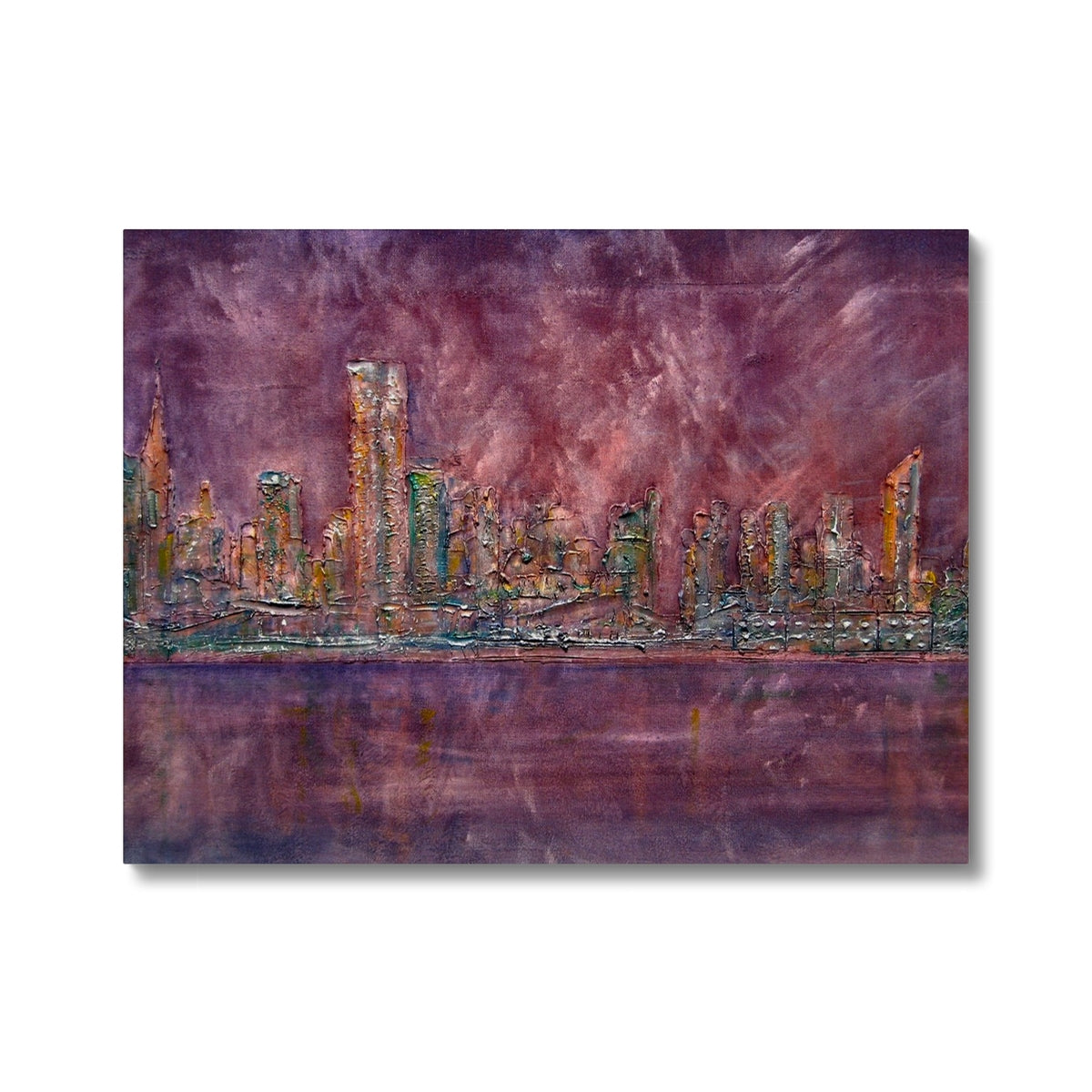 East Side Snow New York Painting | Canvas Prints From Scotland