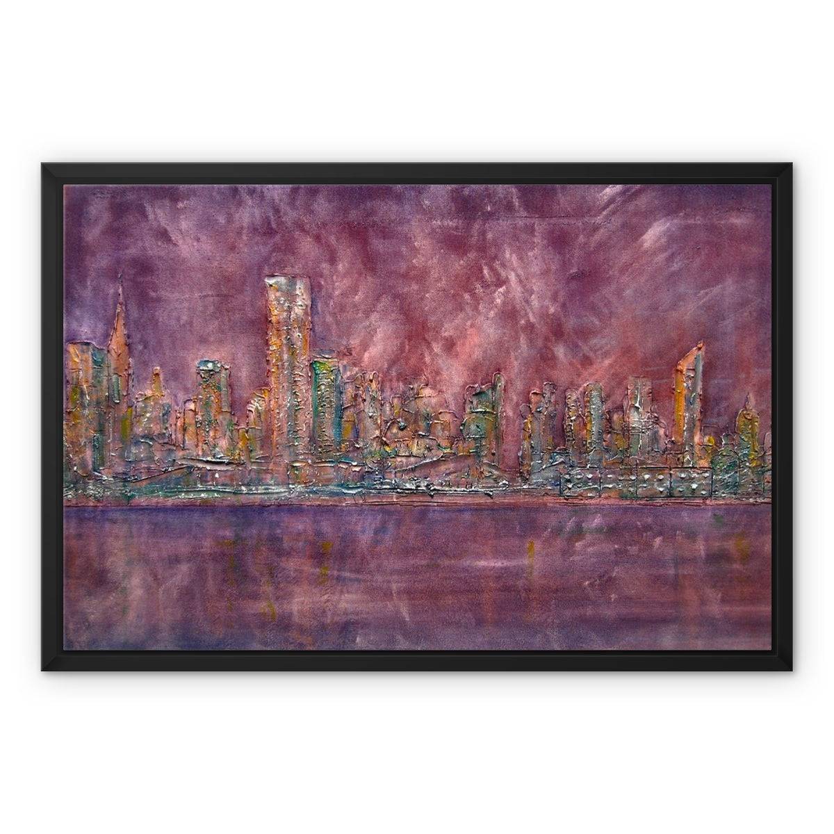 East Side Snow New York Painting | Framed Canvas Prints From Scotland