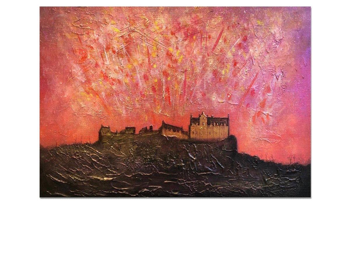 Edinburgh Castle Fireworks Art Prints