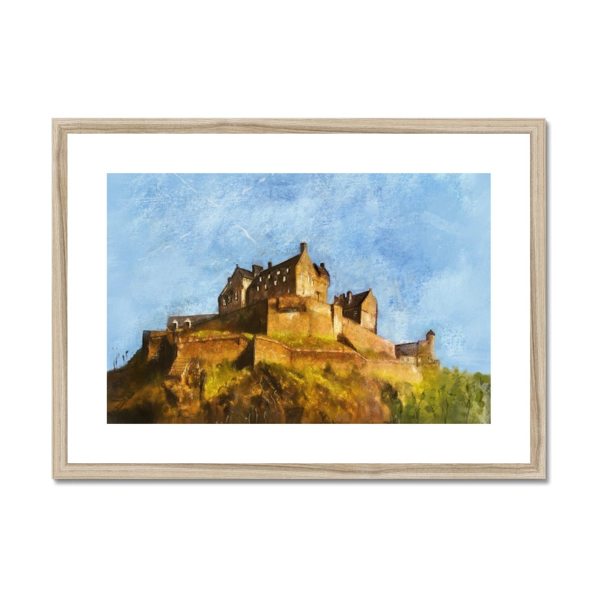 Edinburgh Castle Painting | Framed & Mounted Prints From Scotland