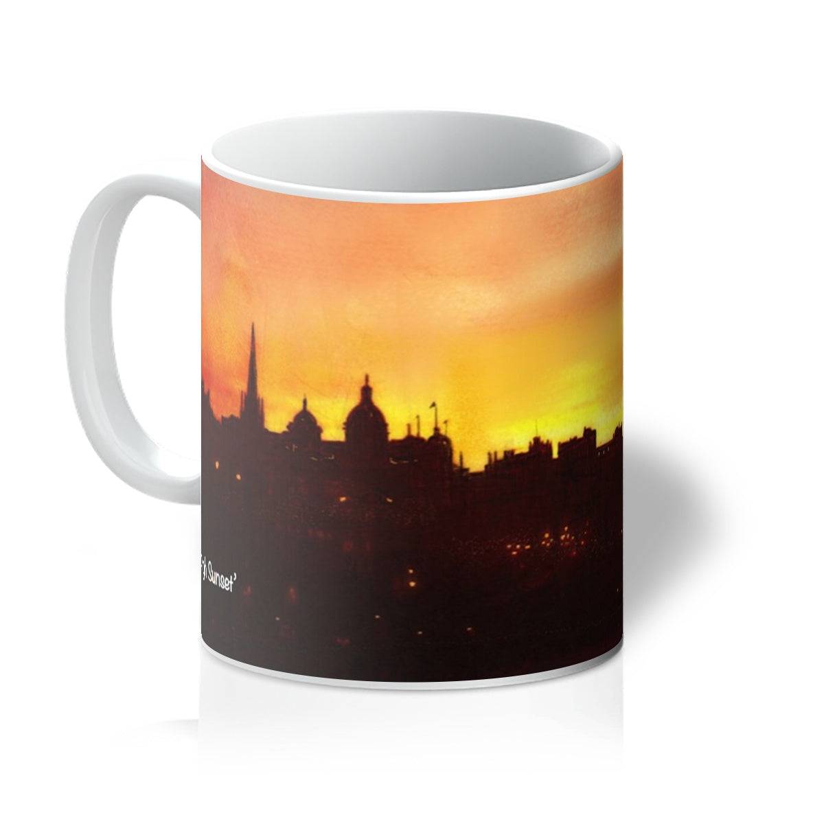 Edinburgh Sunset Art Gifts Mug