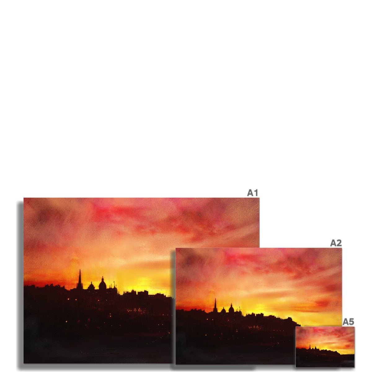 Edinburgh Sunset Prints