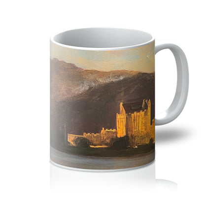 Eilean Donan Castle Art Gifts Mug | Historic &amp; Iconic Scotland Art Gallery | Paintings, Prints, Homeware and Art Gifts From Scotland By Scottish Artist Kevin Hunter