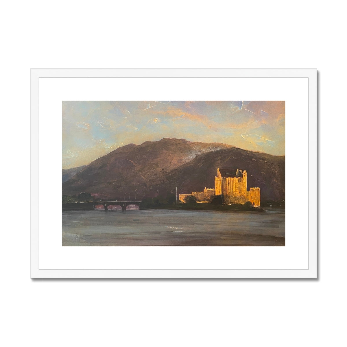 Eilean Donan Castle Painting | Framed &amp; Mounted Prints From Scotland