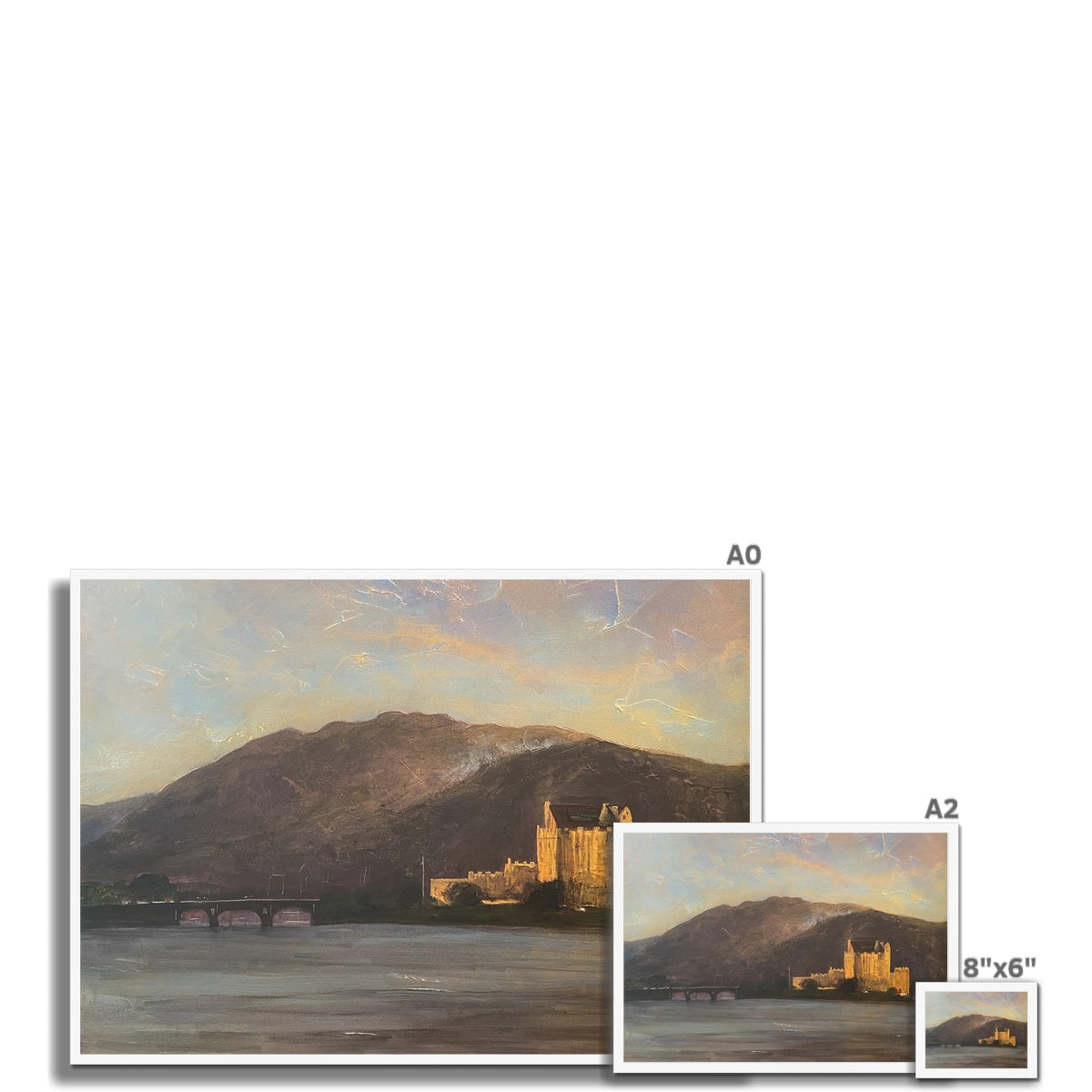 Eilean Donan Castle Painting | Framed Prints From Scotland