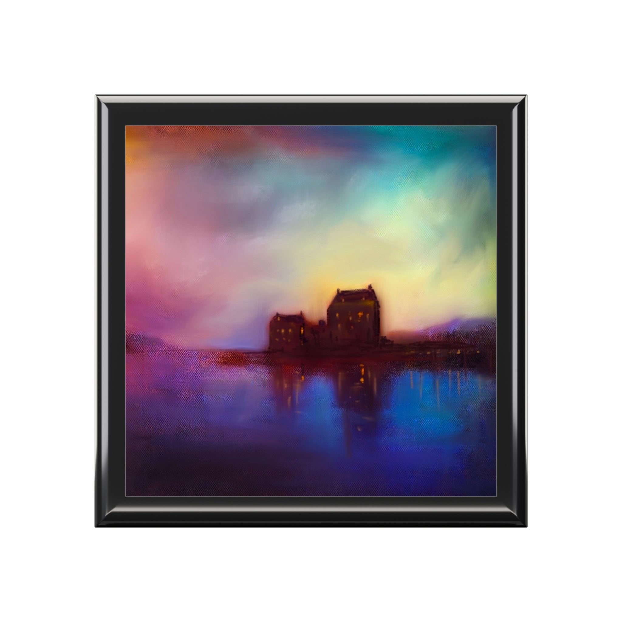 Eilean Donan Castle Sunset | Art Jewelry Box | Scotland