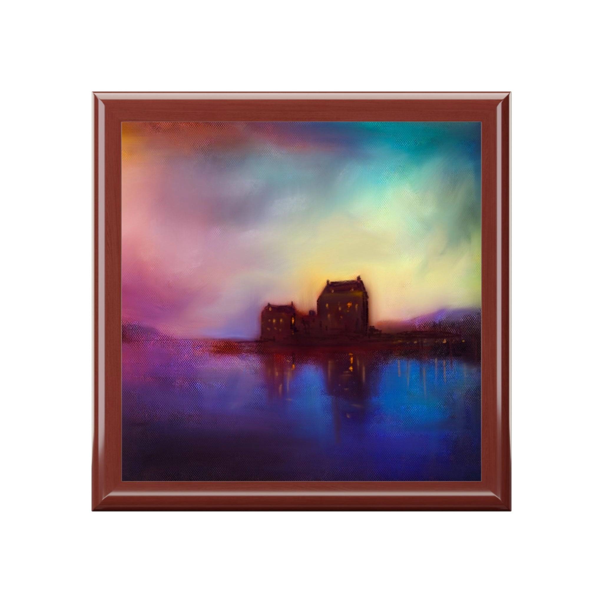 Eilean Donan Castle Sunset | Art Jewelry Box | Scotland