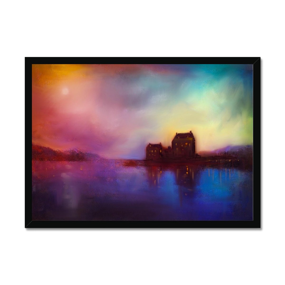 Eilean Donan Castle Sunset Painting | Framed Prints From Scotland