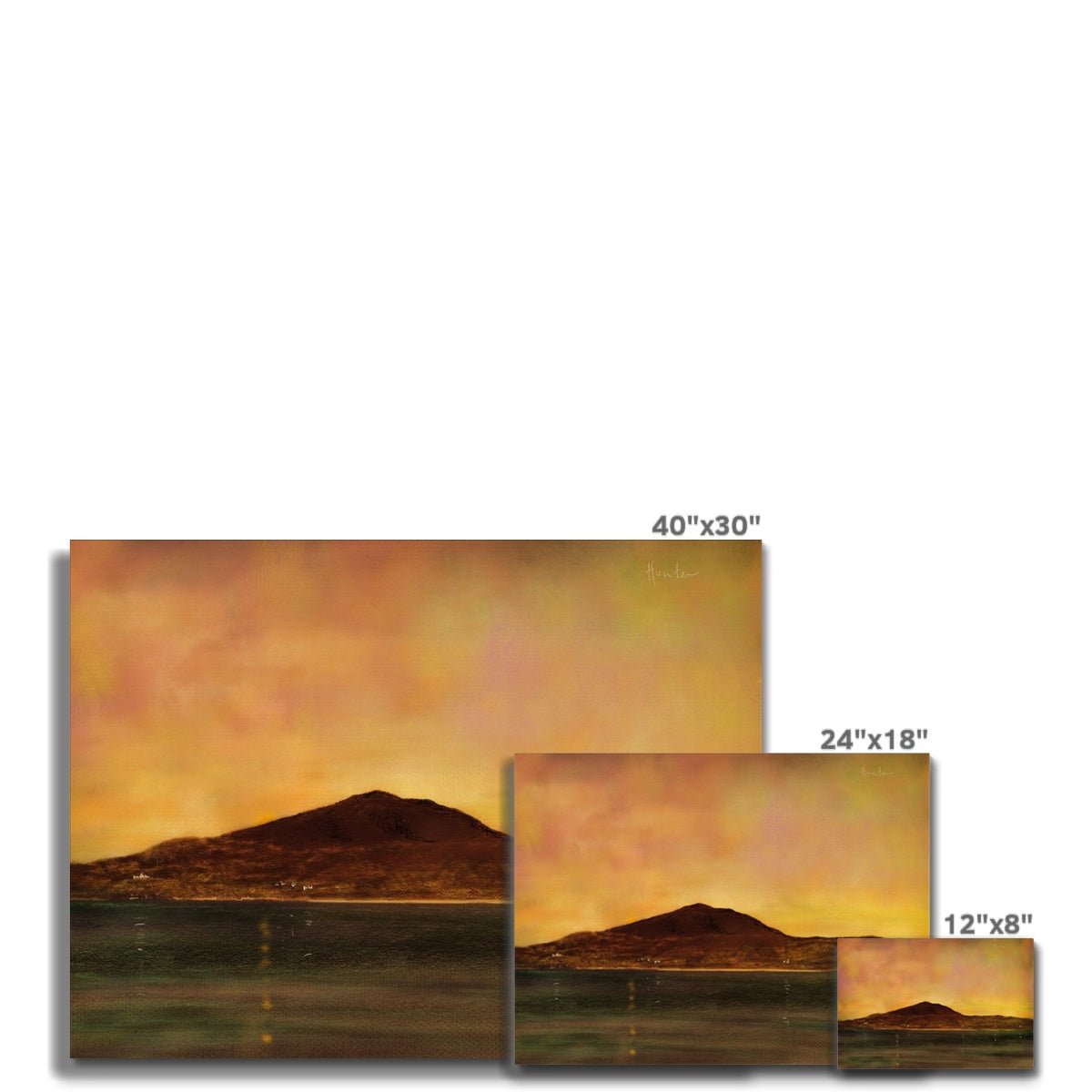 Eriskay Dusk Painting | Canvas From Scotland