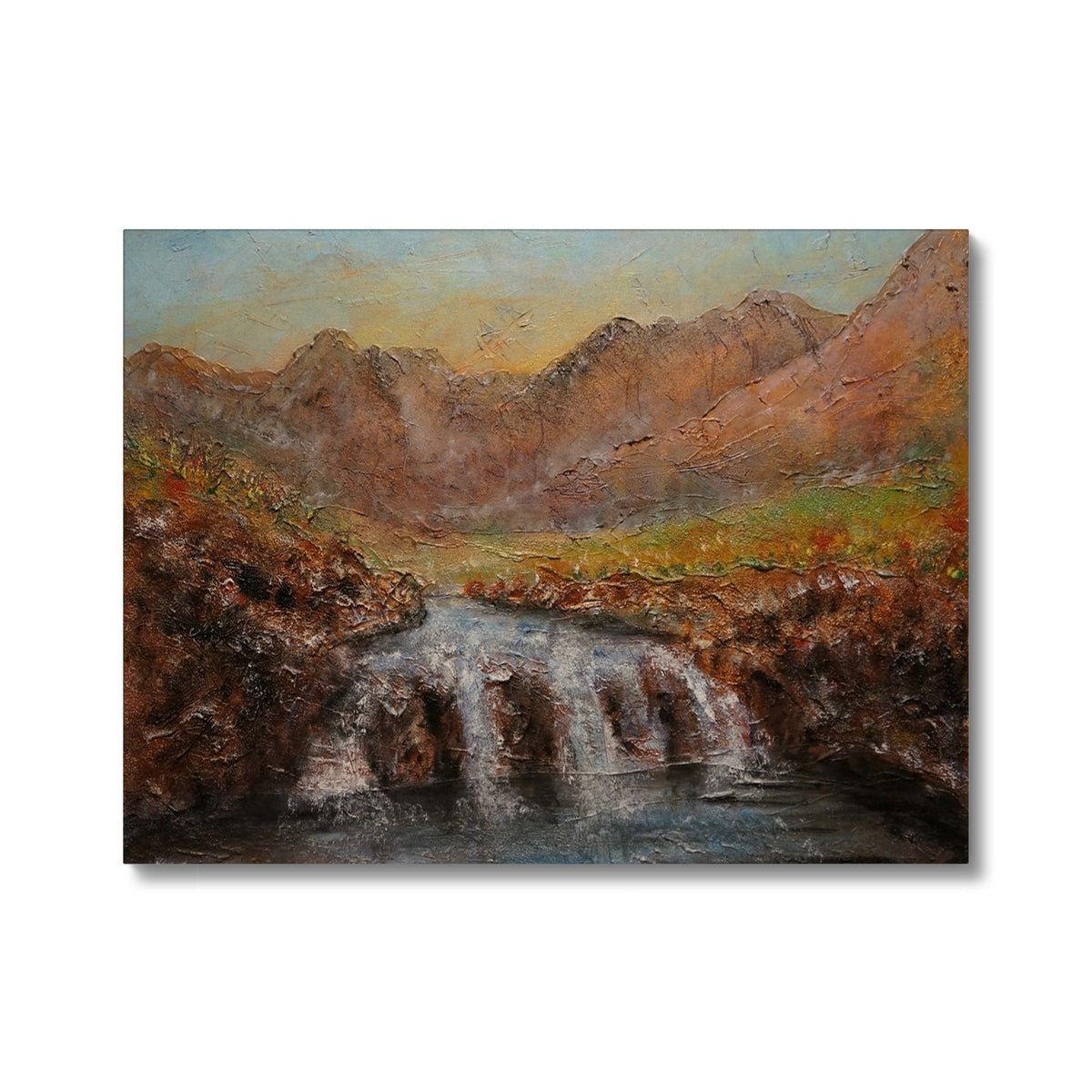 Fairy Pools Dawn Skye Painting | Canvas Prints From Scotland