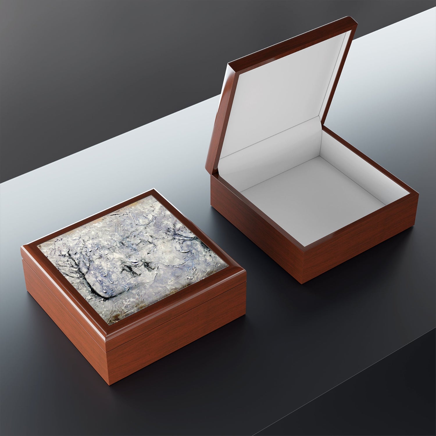 Father Daughter Snow | Art Jewellery Box | Scotland