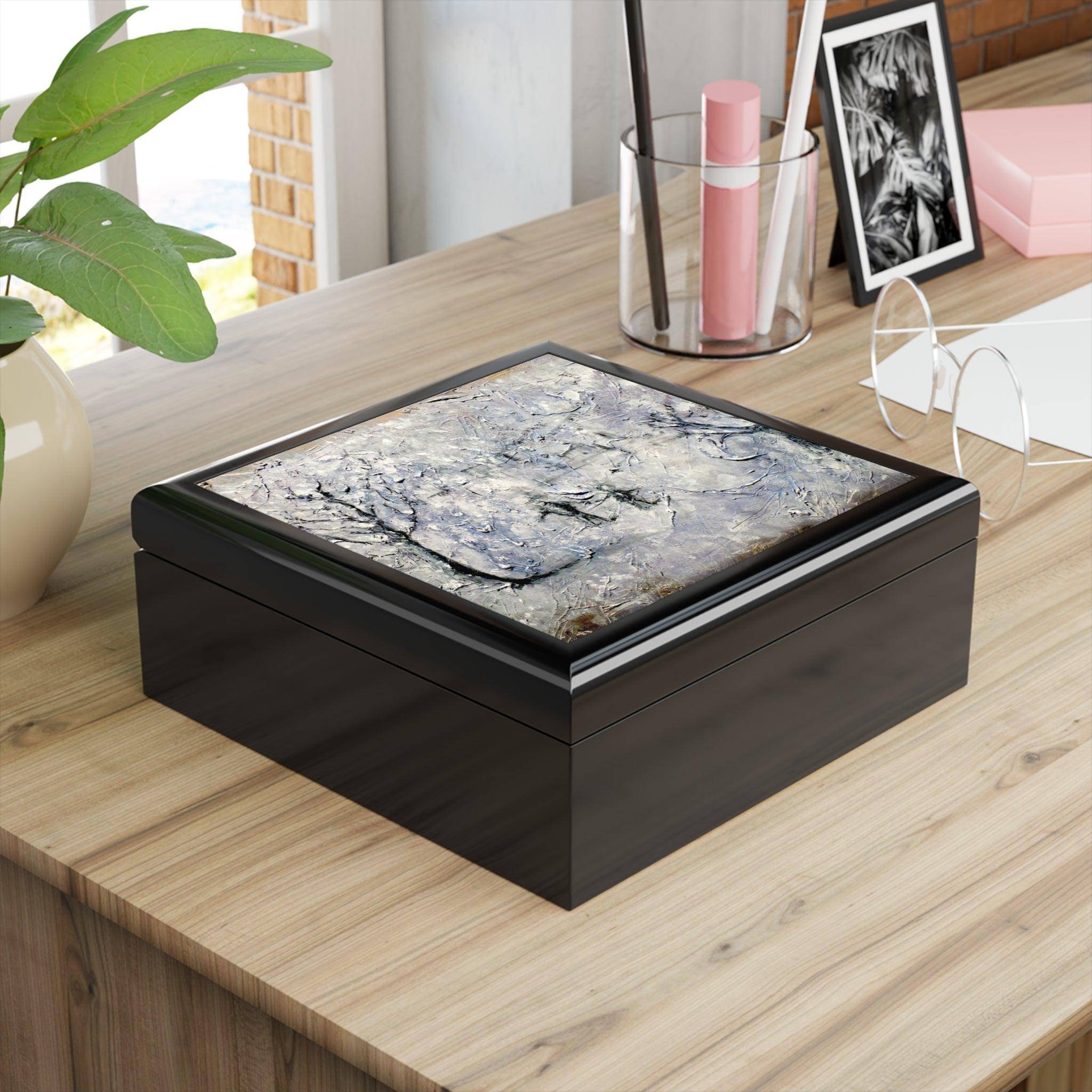 Father Daughter Snow | Art Jewelry Box | Scotland