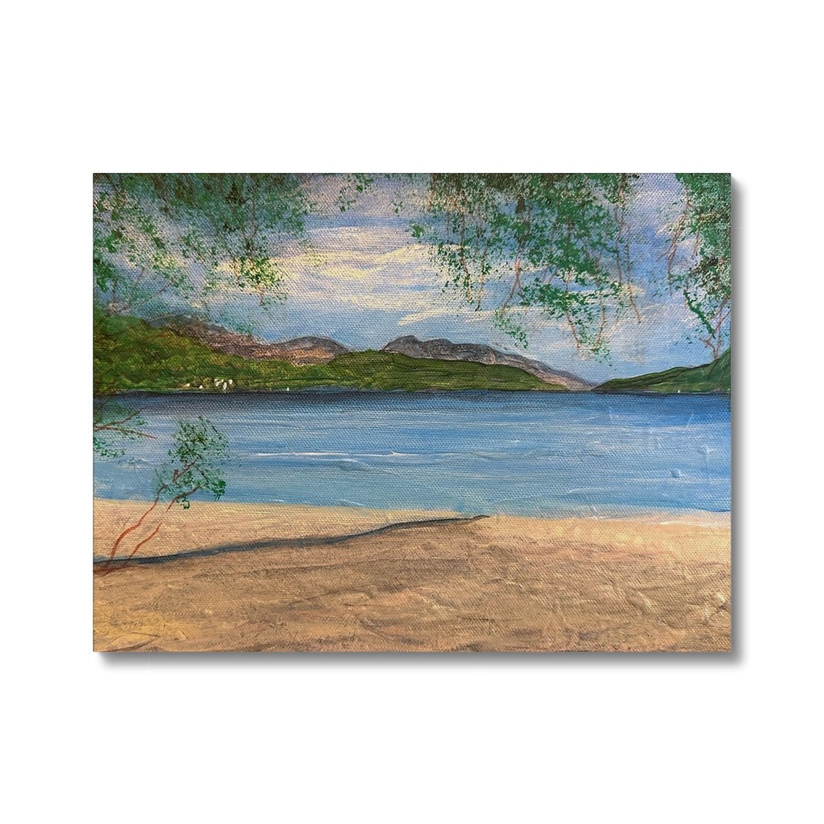 Firkin Point Loch Lomond Painting | Canvas From Scotland