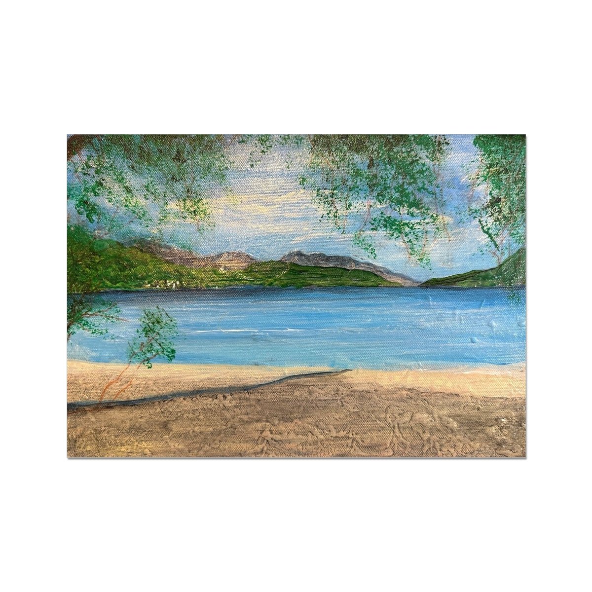 Firkin Point Loch Lomond Painting | Fine Art Prints From Scotland