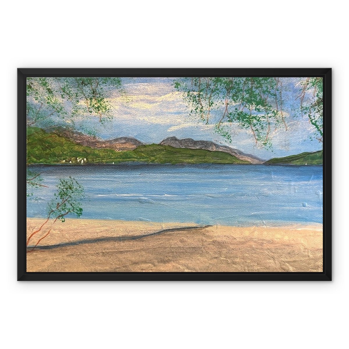 Firkin Point Loch Lomond Painting | Framed Canvas Prints From Scotland