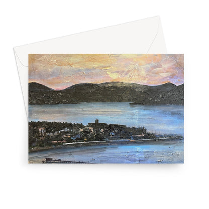 From Lyle Hill Scottish Art Gifts Greeting Card | River Clyde Art Gallery | Paintings, Prints, Homeware and Art Gifts From Scotland By Scottish Artist Kevin Hunter