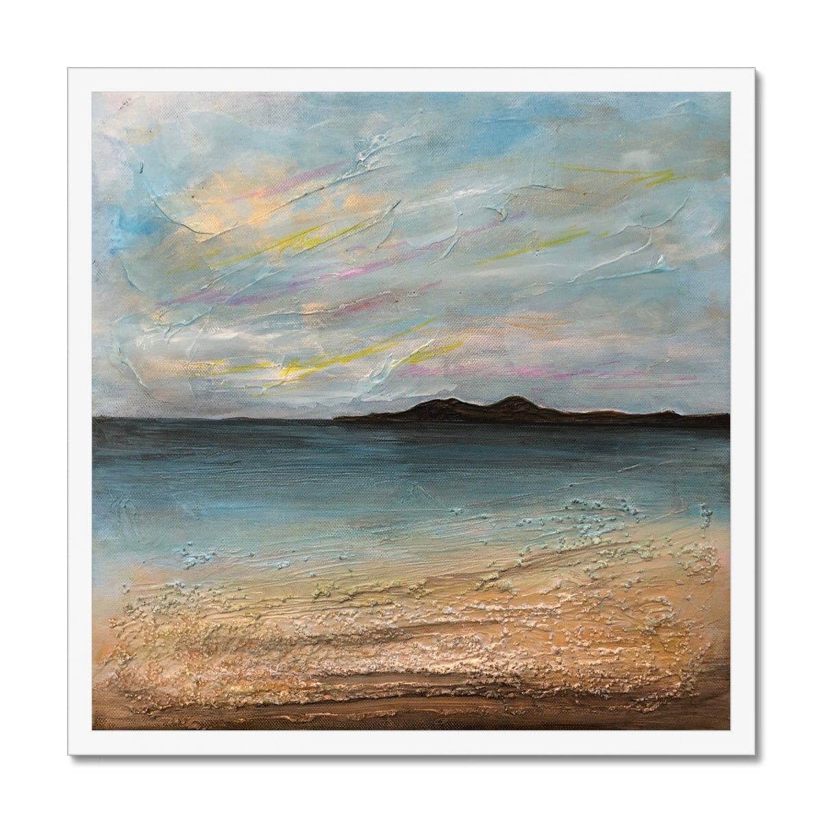 Garrynamonie Beach South Uist Painting | Framed Prints From Scotland