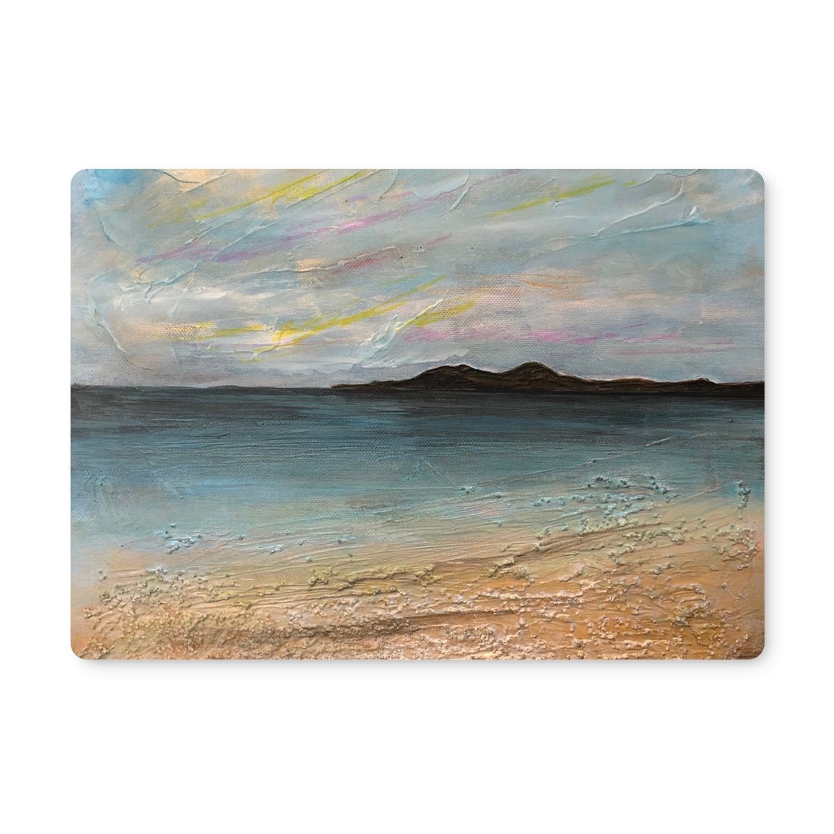 Garrynamonie Beach South Uist | Scottish Art Gifts | Placemat