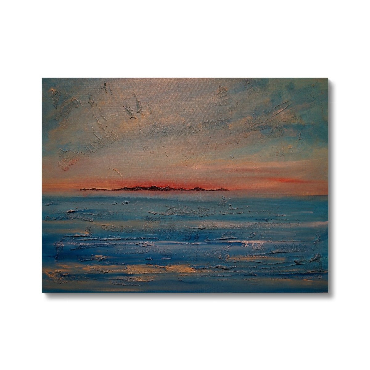 Gigha Sunset Painting | Canvas Prints From Scotland