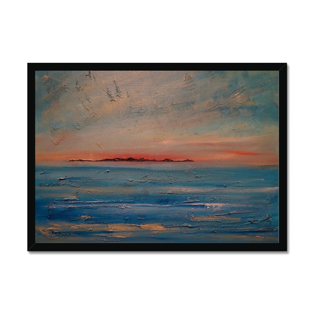 Gigha Sunset Painting | Framed Prints From Scotland