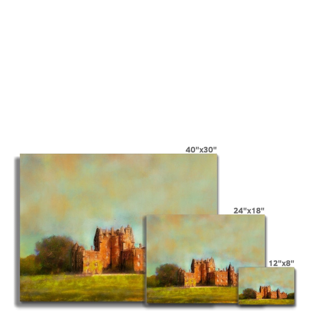 Glamis Castle Canvas