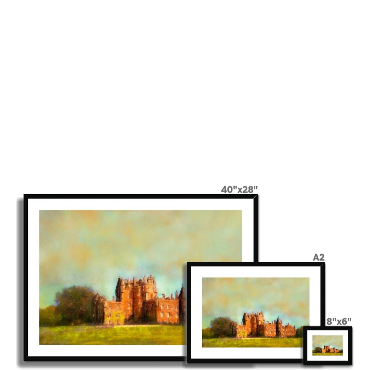 Glamis Castle Painting | Framed & Mounted Prints From Scotland