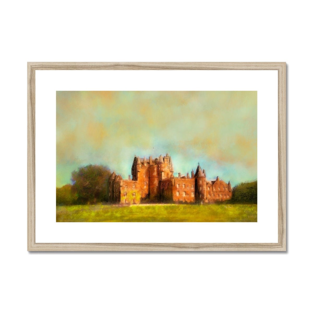 Glamis Castle Painting | Framed & Mounted Prints From Scotland