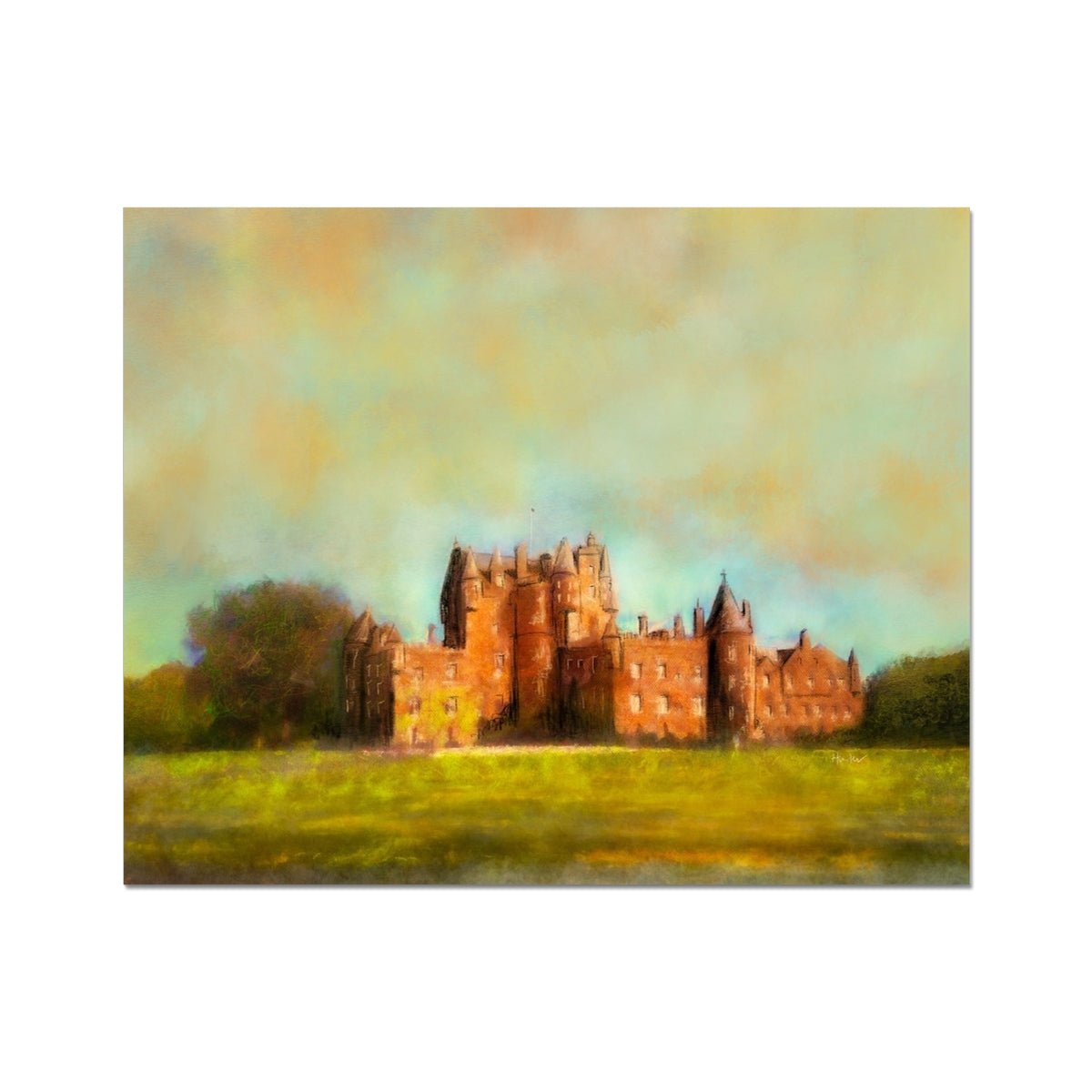 Glamis Castle Painting | Artist Proof Collector Prints From Scotland