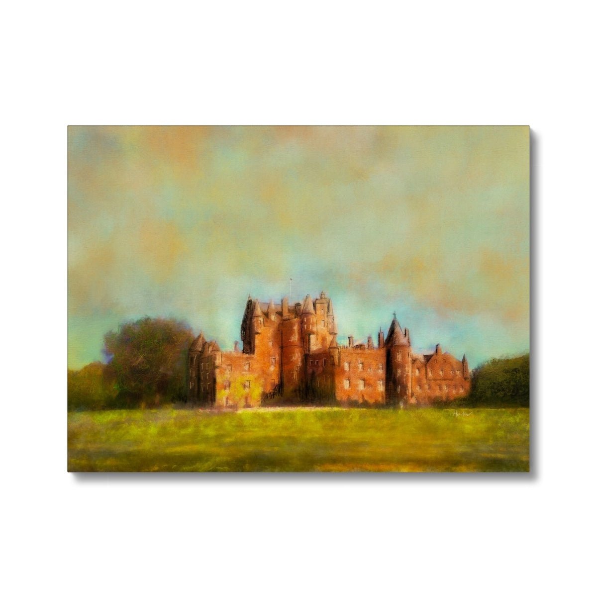 Glamis Castle Painting | Canvas Prints From Scotland