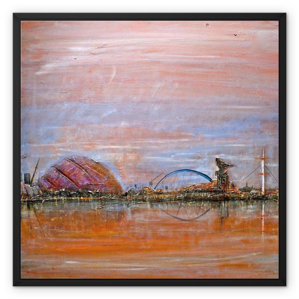 Glasgow Harbour Painting | Framed Canvas Prints From Scotland