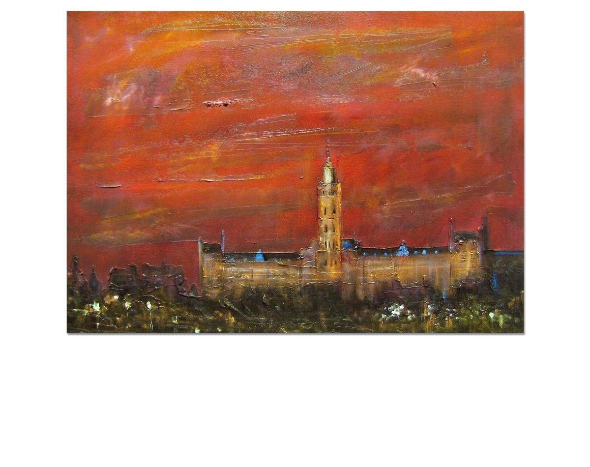 Glasgow University Dusk Prints